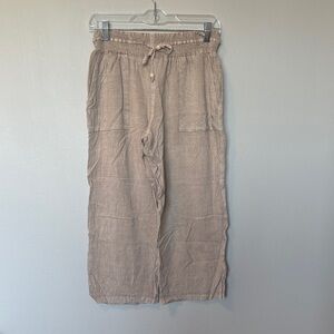 Yak & Yeti Tan Linen Pants